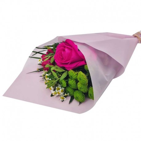 Papier d'emballage de bouquet fleurs, feuille emballage étanche blanc