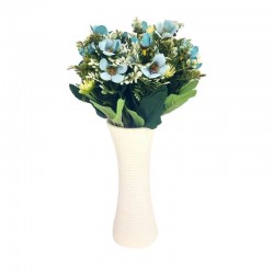 Petit bouquet artificiel de fleurs d'été - bleu