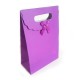 Lot de 12 boîtes cadeaux violettes unies 19x9x27cm - 6237