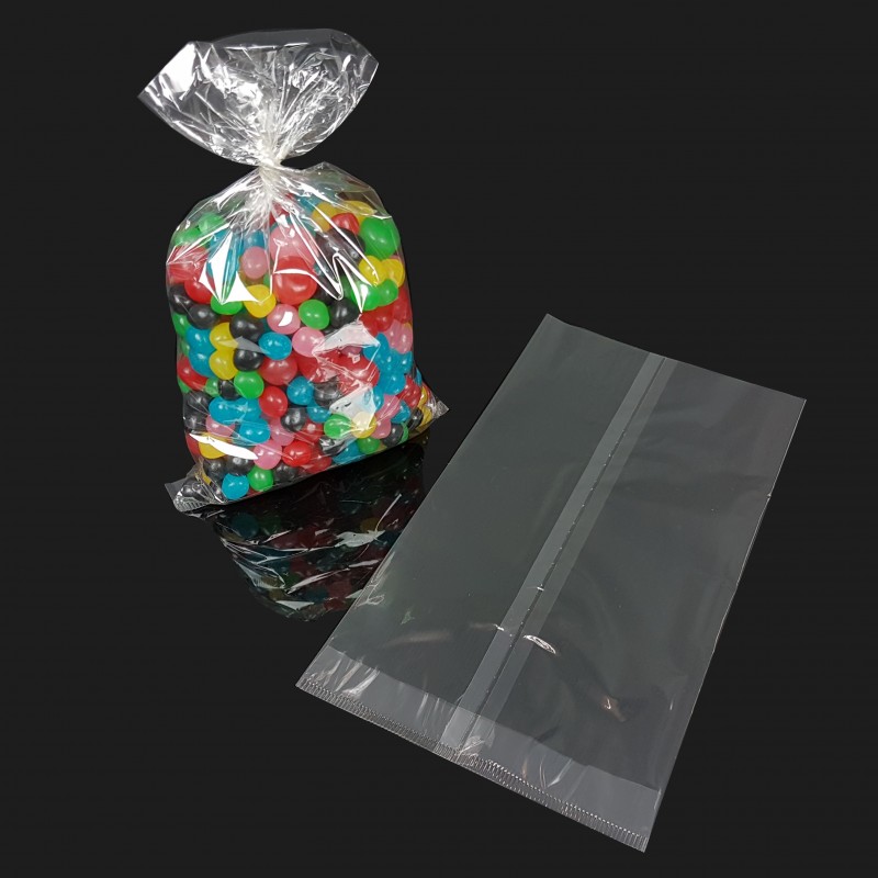 Sachet en papier Bonbons Fins type Servez-Vous rose et blanc Ces sachets  à bonbons en papier peuvent transporter des bonbons