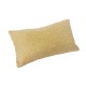 Coussin en toile de jute beige 13x7cm - 9469