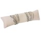 Coussin long en suédine beige rosé 23cm - 9472