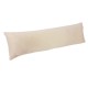 Coussin long en suédine beige rosé 23cm - 9472